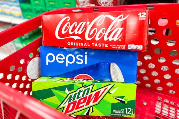Soda 12-Packs, Only $4.78 With Target Circle (Coke, Pepsi, More)