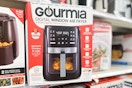 gourmia 6-quart air fryer sitting on a target shelf