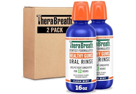 TheraBreath Mouthwash 2-Pack