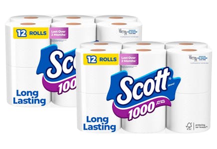 2 Scott Toilet Paper