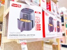 dash air fryer sitting on a target shelf
