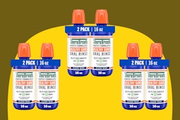 TheraBreath Oral Rinse, Clean Mint, 6 x 16-ounce bottles