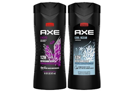 2 Axe Body Washes