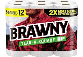 Brawny Tear-A-Square Paper Towels