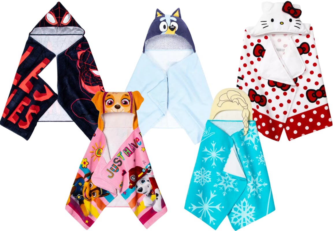 Kids' Character Hooded Towel