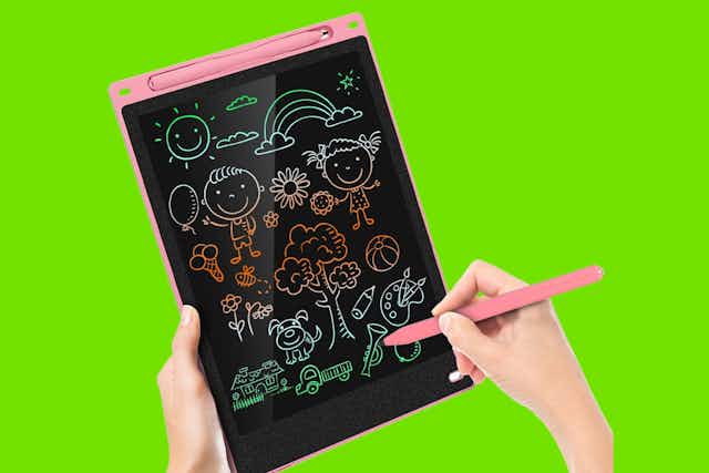 iMounTek Colorful LCD Writing Tablet, Only $11.99 Shipped at UntilGone card image