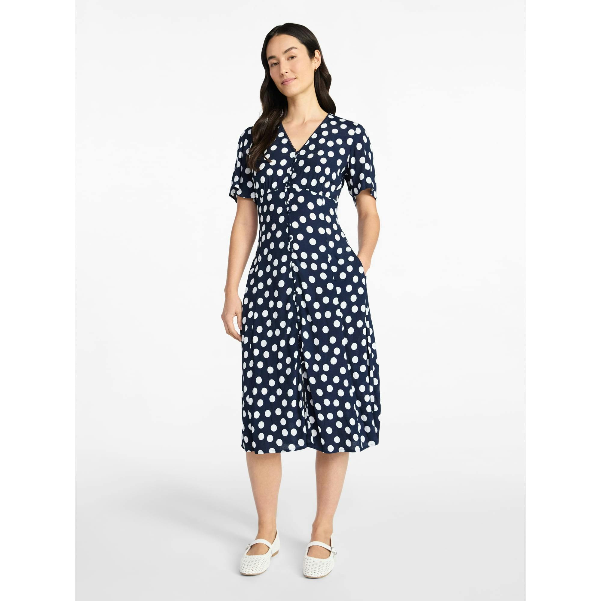 Time and Tru Women's Midi Dress