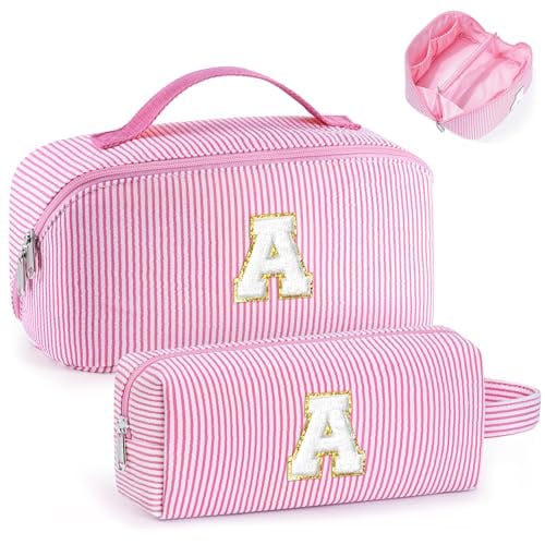 Initial Travel Makeup Bag