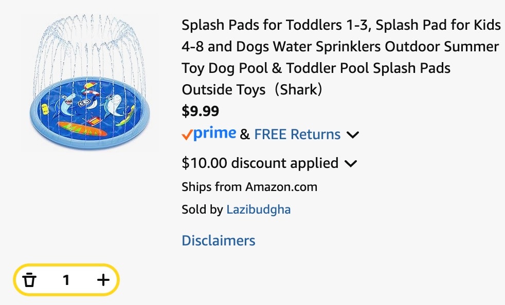 splash pad