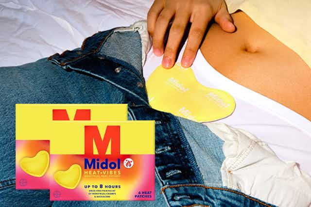 Midol Menstrual Pain Relief Patches, as Low as $10.23 on Amazon card image