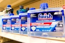 Finish Dishwasher Cleaner sitting on a target shelf