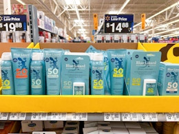 Use Ibotta to Save Up to $4 on Blue Lizard Sunscreen at Walmart card image