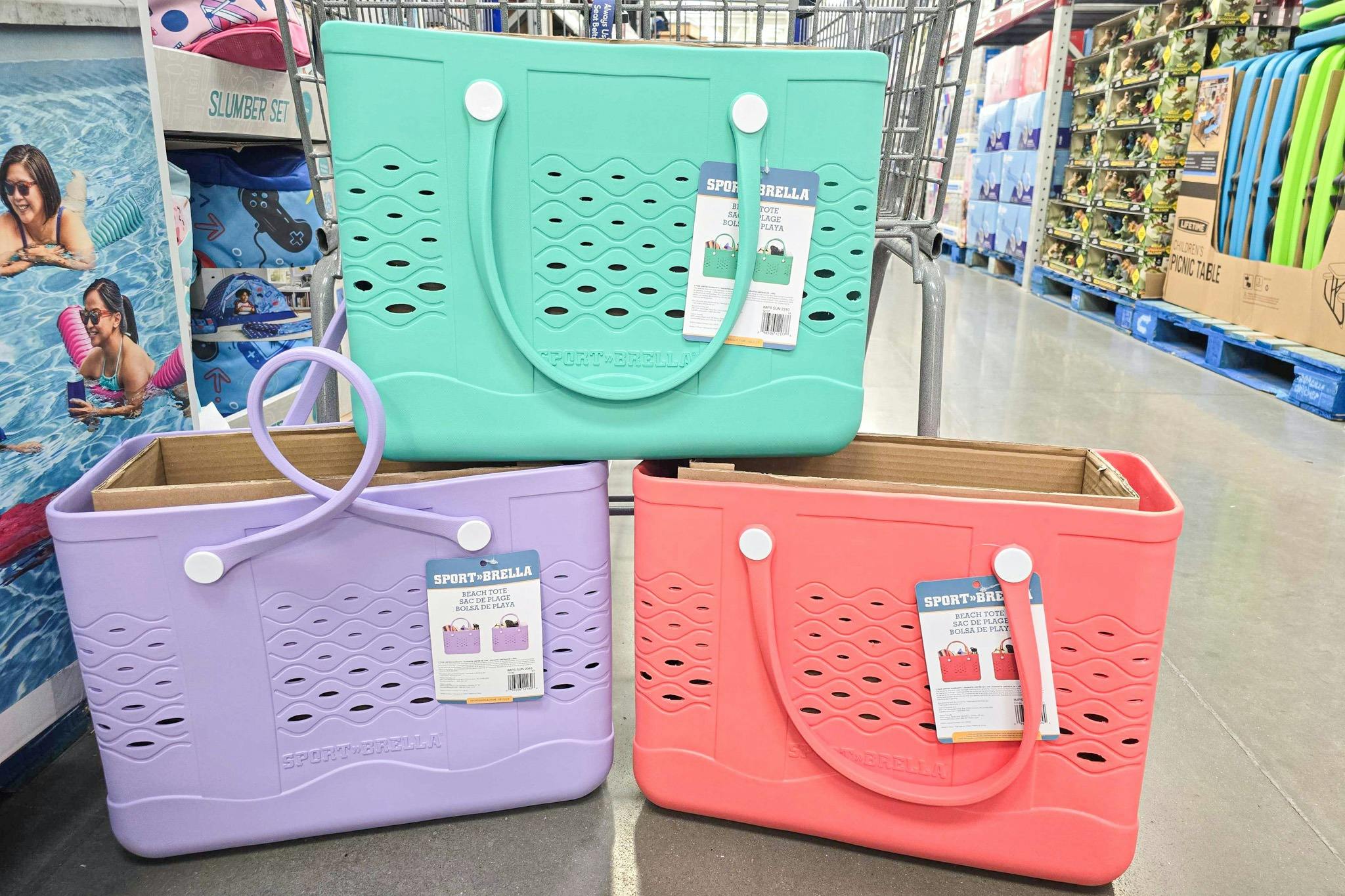 SportBrella Beach Totes, Just 59.98 at Sam's Club (Bogg Bag Look