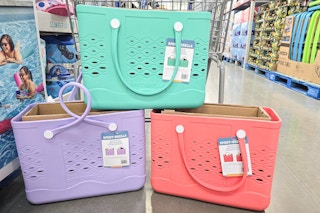 pastel beach totes