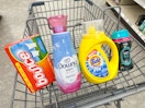 tide simply downy bounce items in walgreens cart