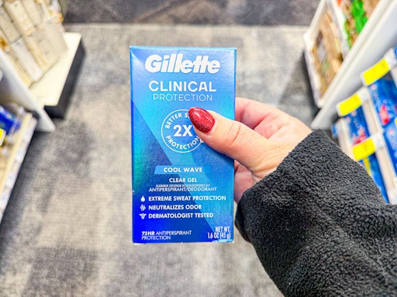 Gillette Clinical Men's Deodorant, Only $1.62 Each at Walgreens