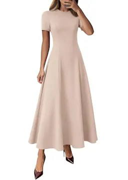 KIRUNDO Women's Short Sleeve Dress