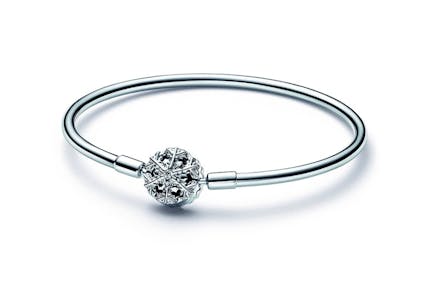 Snowflake Bangle Bracelet