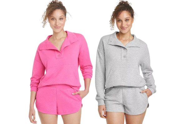 Quilted Pajama Set