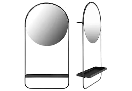 Storied Home Decorative Mirror Shelf