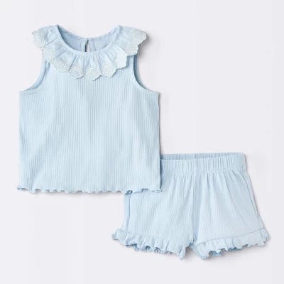 Cloud Island Baby Tank & Shorts Set