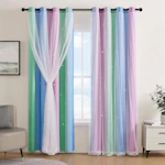 Rainbow Blackout Curtains