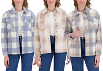 Sage Women’s Plush Shirt Jacket