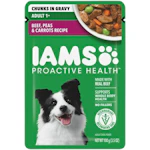 2 IAMS Wet Dog Food Pouches