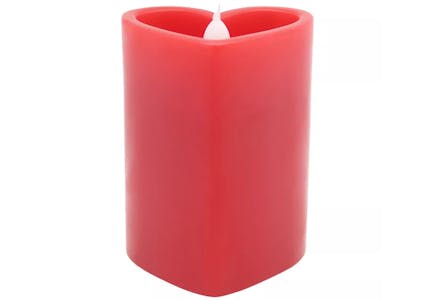 Celebrate Together Heart LED Candle