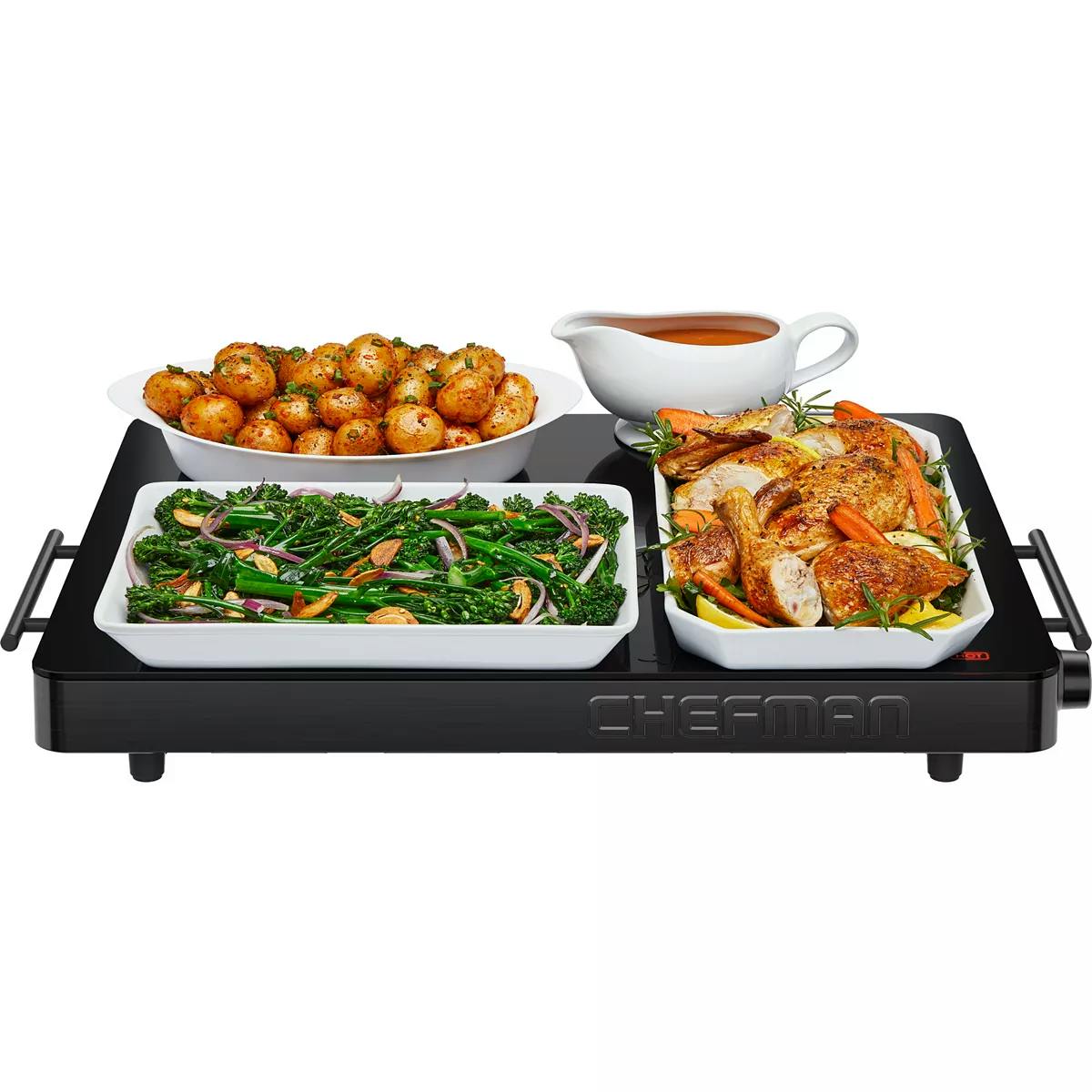 Chefman Glass Warming Tray