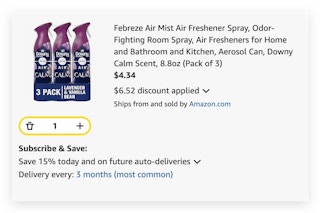 Febreze Air Mist Air Freshener Spray