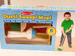 Bestselling Melissa & Doug Cleaning Set, Under $20 at Walmart card image