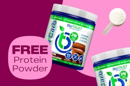 Get a Free Tub of BioTrust Protein Powder — Just Pay $6.95 Shipping card image