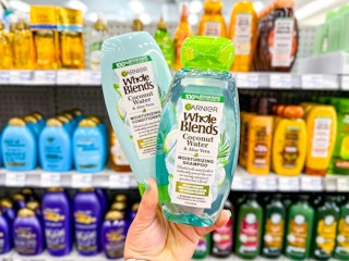 one Garnier Whole Blends shampoo and conditioner