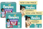 4 Pampers Diaper Packs