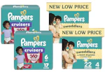 4 Pampers Diaper Packs