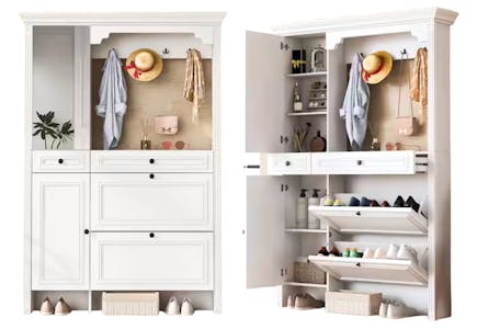 Harper & Bright Shoe Cabinet