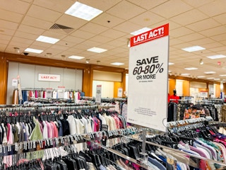 Macy's clearance section