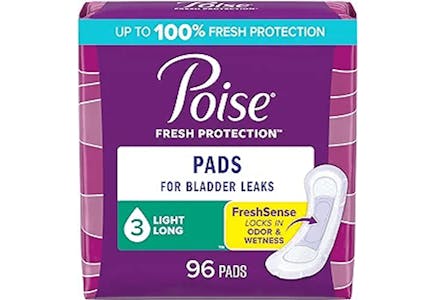 Poise Incontinence Pads