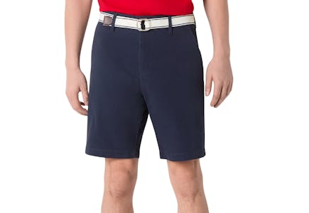 U.S. Polo Assn. Men's Belted Chino Shorts