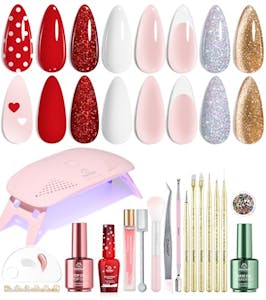 Gel Nail Polish Kit with UV Light