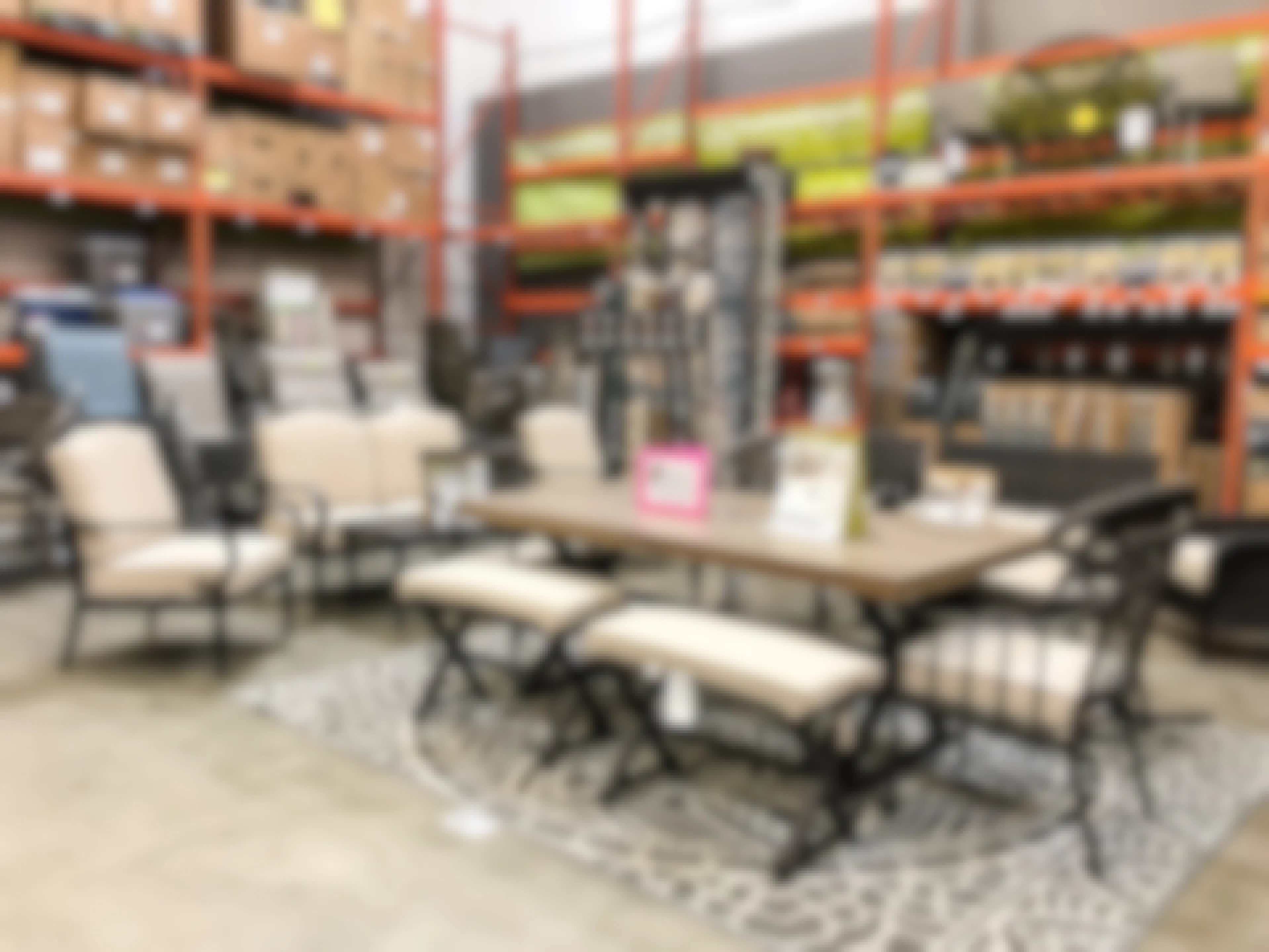 Patio furniture for sale at Home Depot.