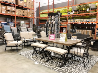 Patio furniture for sale at Home Depot.