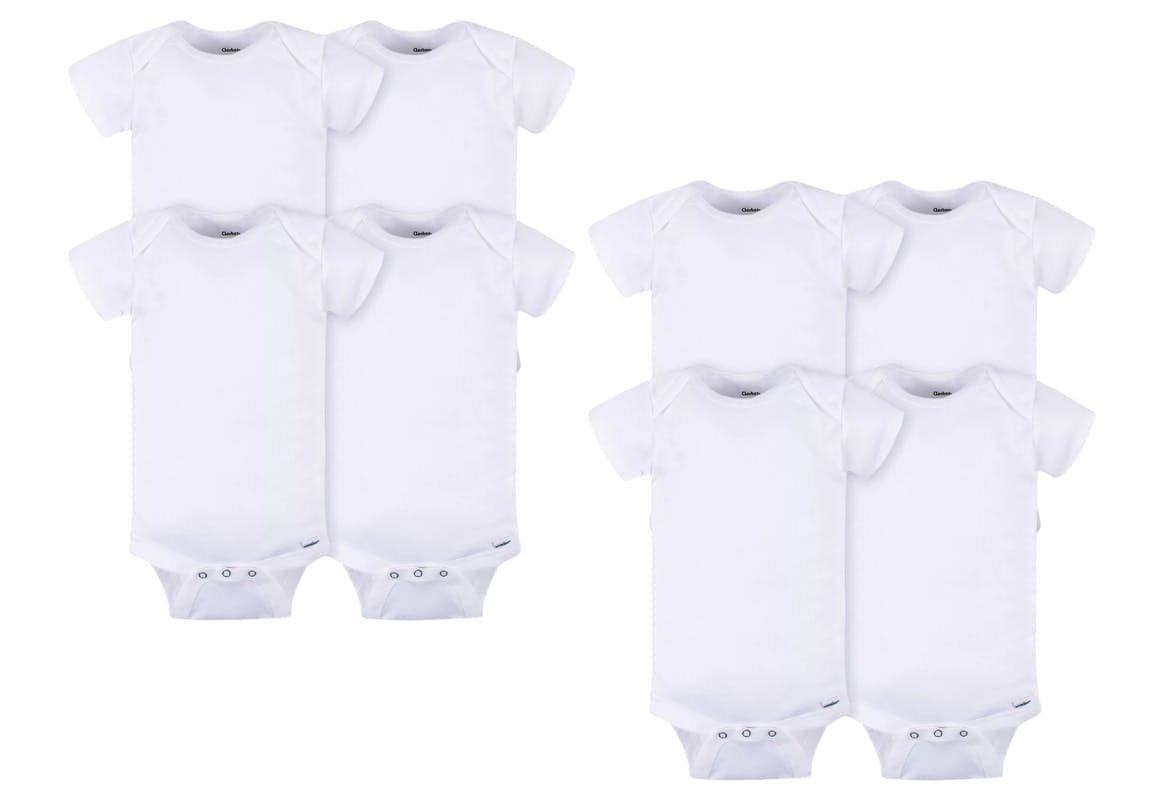 2 Gerber Baby Bodysuit Sets