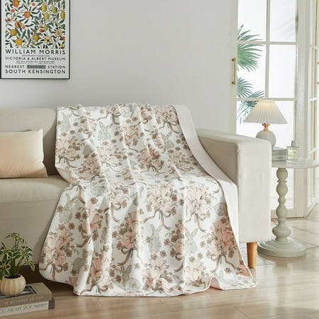 Easter Printed Plush Throw
