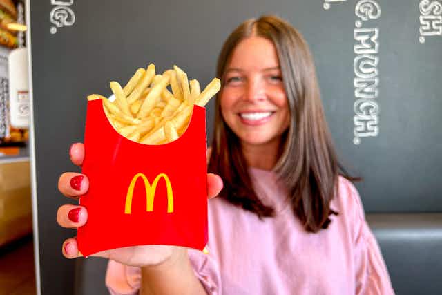 April Food Deals: How to Get FREE Fries at Wendy's and McDonald's Today card image