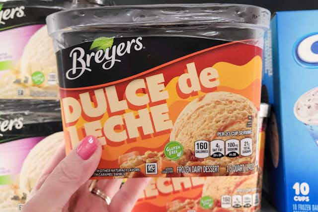 Breyers Ice Cream, Only $1.49 at Kroger card image