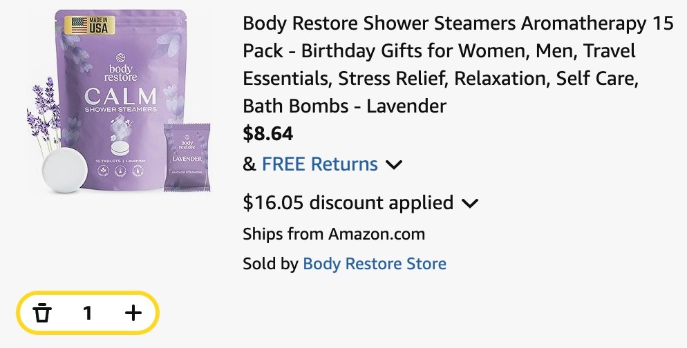 shower steamers