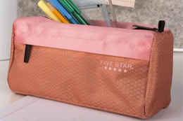 a five star pencil pouch
