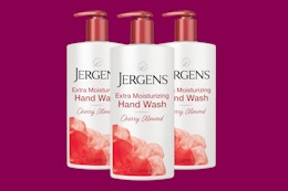 Get 3 Bottles of Jergens Extra Moisturizing Hand Wash for $4.48 on Amazon card image